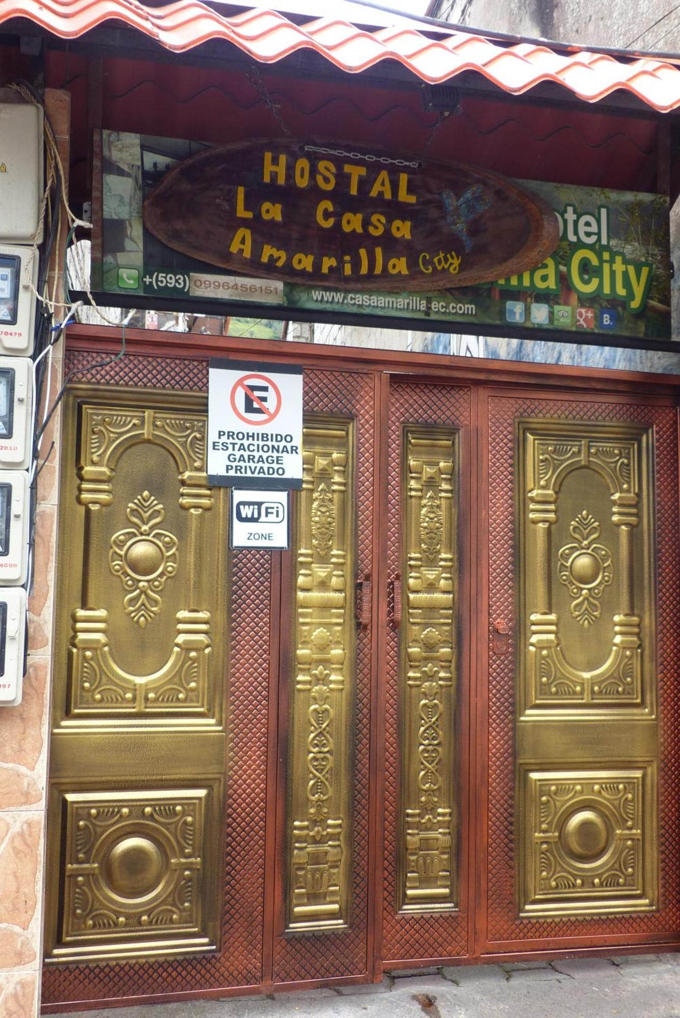 Hostal La Casa Amarilla City Baños Exteriér fotografie